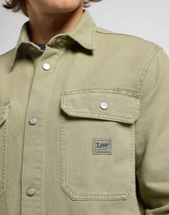 Sale Lee Workwear Overshirt, , S Mercantile Green