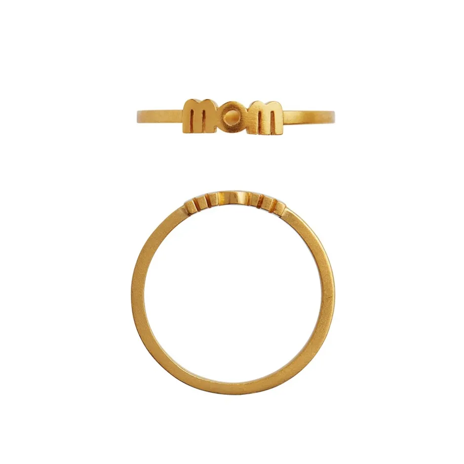 Hot Stine A Wow Mom Ring, , 58 Guld