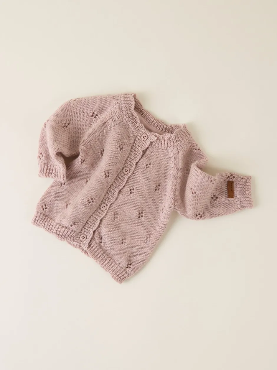 Outlet Name It Wrilla Wool Knit Cardigan, , 68 cm Shadow Gray