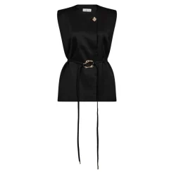 Clearance Haute L’Amitié X Buckle Vest, , XL Black