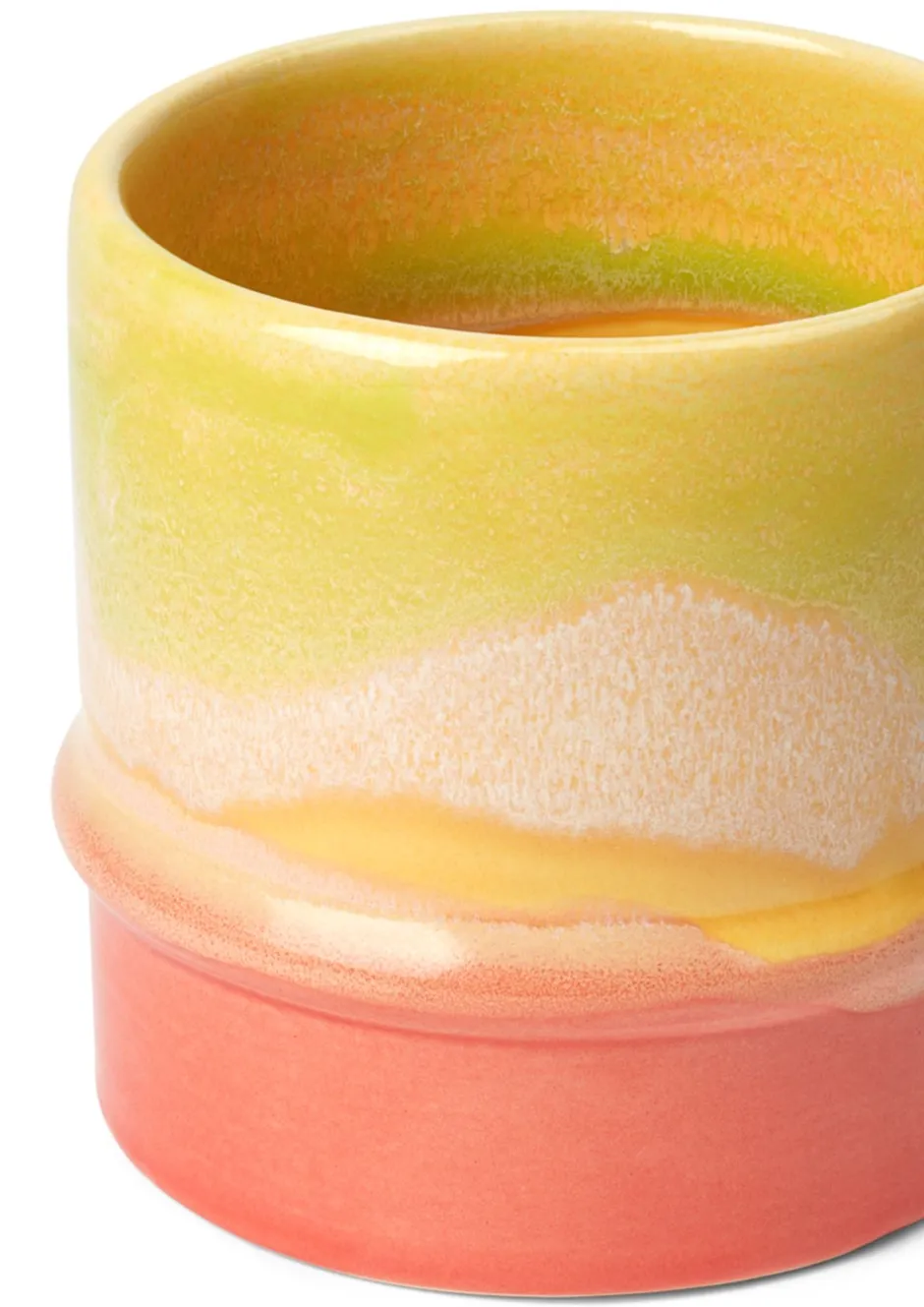 Kähler X Kimpop Krus, , 36 cl Yellow/Apple Green/Pink