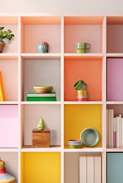 Kähler X Kimpop Krus, , 36 cl Yellow/Apple Green/Pink