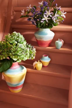 Clearance Kähler X KimPop Vase, Pink/Mint/Yellow