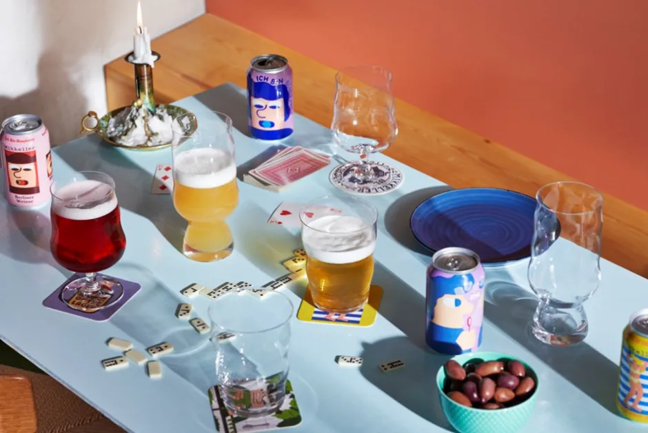 Discount Holmegaard X Mikkeller 2-pak Pint Ølglas, , 40 cl Clear