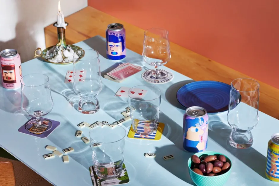 Holmegaard X Mikkeller 2-pak Universalt Ølglas, , 40 cl* Glas