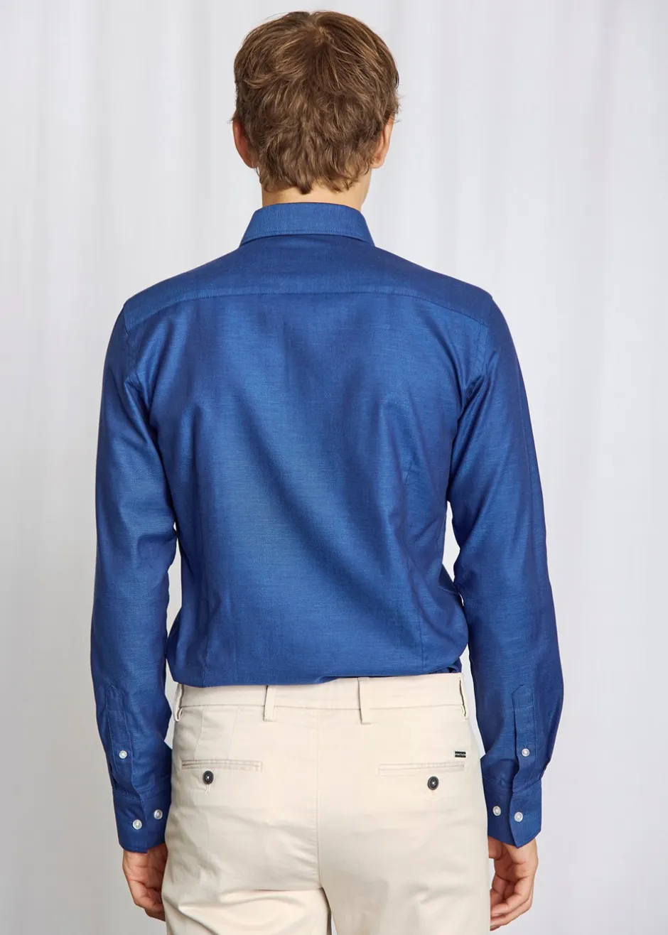 Discount Bruun & Stengade Yandy Skjorte, , 42 Dark Blue