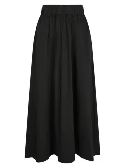 Neo Noir Yara Long Poplin Nederdel, , 40*Dame Nederdele