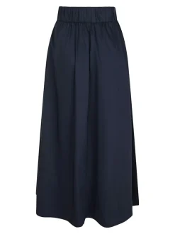 Online Neo Noir Yara Long Poplin Nederdel, , 36 Navy