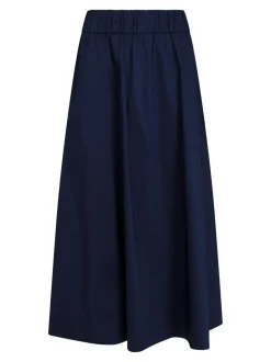 Neo Noir Yara Poplin Nederdel, , 38 Navy