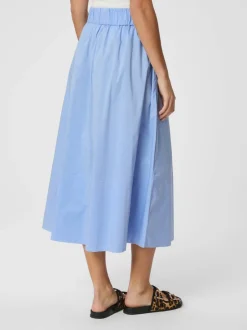 Neo Noir Yara Poplin Nederdel, , 40*Dame Nederdele