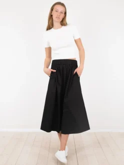 Discount Neo Noir Yara Poplin Nederdel, , 40 Sort