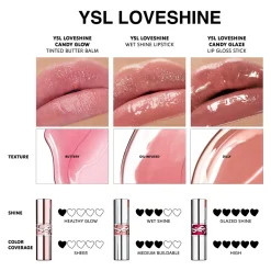 Yves Saint Laurent YSL Loveshine Candy Glow Tinted Lip Balm,* Læber