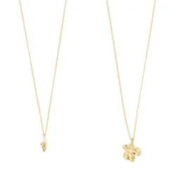 Sale Pilgrim Zhuri 2-i-1 Halskæde, , 40+46 cm Gold Plated