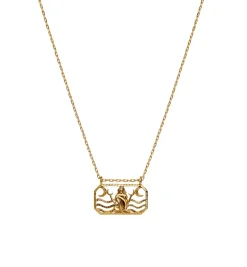 New Maanesten Zodiac Halskæde, Cancer, , 45 cm Guld
