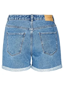 Hot Vero Moda Zuri Loose Shorts, , S Medium Blue Denim